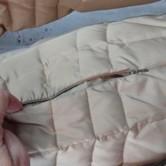 Calvin Klein Down Filled Puffer Coat in Champagne Size XS - Picture 4 of 10